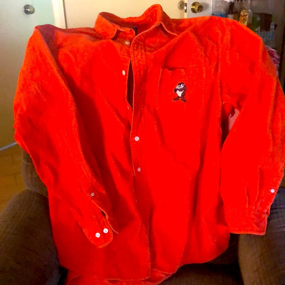 Tasmanian Devil Men’s corduroy shirt